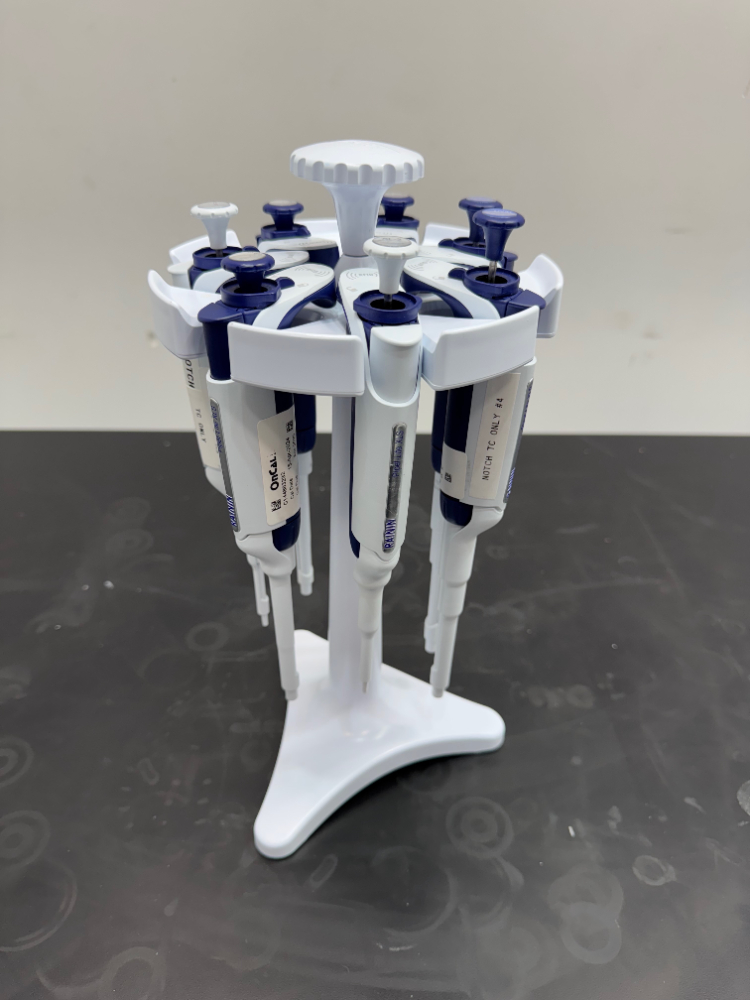 Image of Rainin RFID-Capable Pipette Set with Stand - Quantity 7